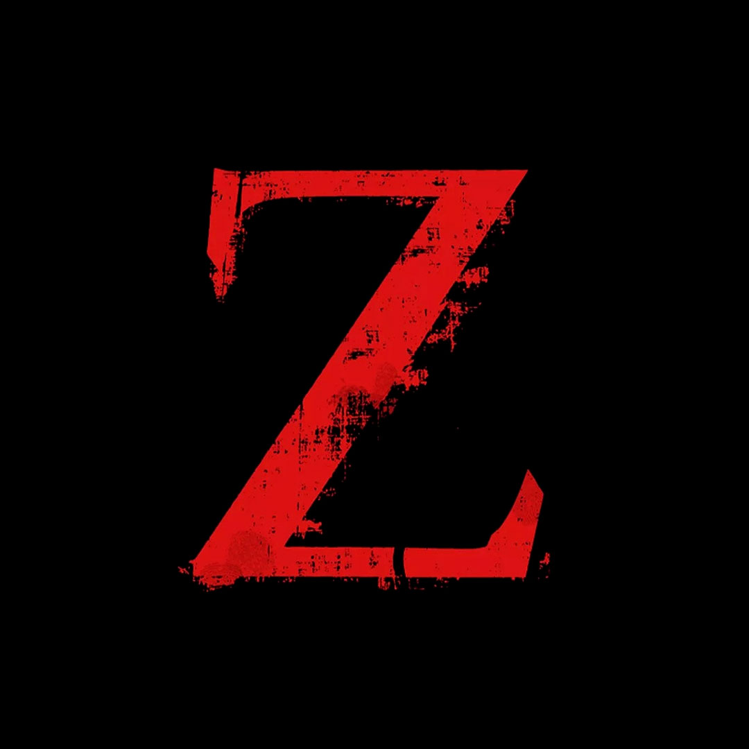 Аватарка красная буква Z на черном фоне