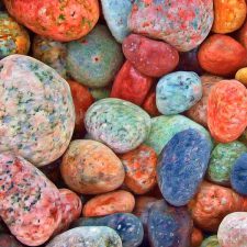 Аватарка Цветные камни