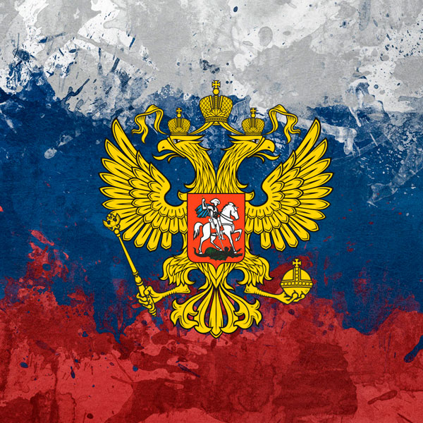 Аватарка флаг России с гербом